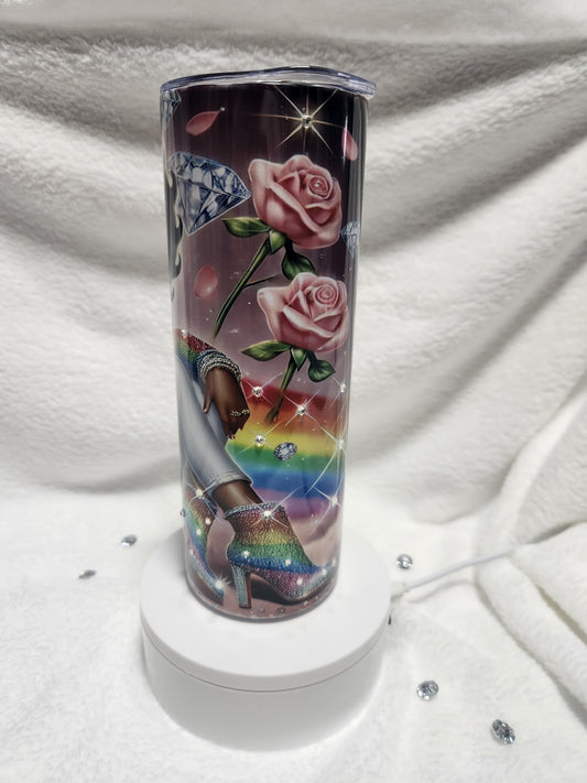 Betty Boop with Rhinestones Unbranded 20 oz Tumbler