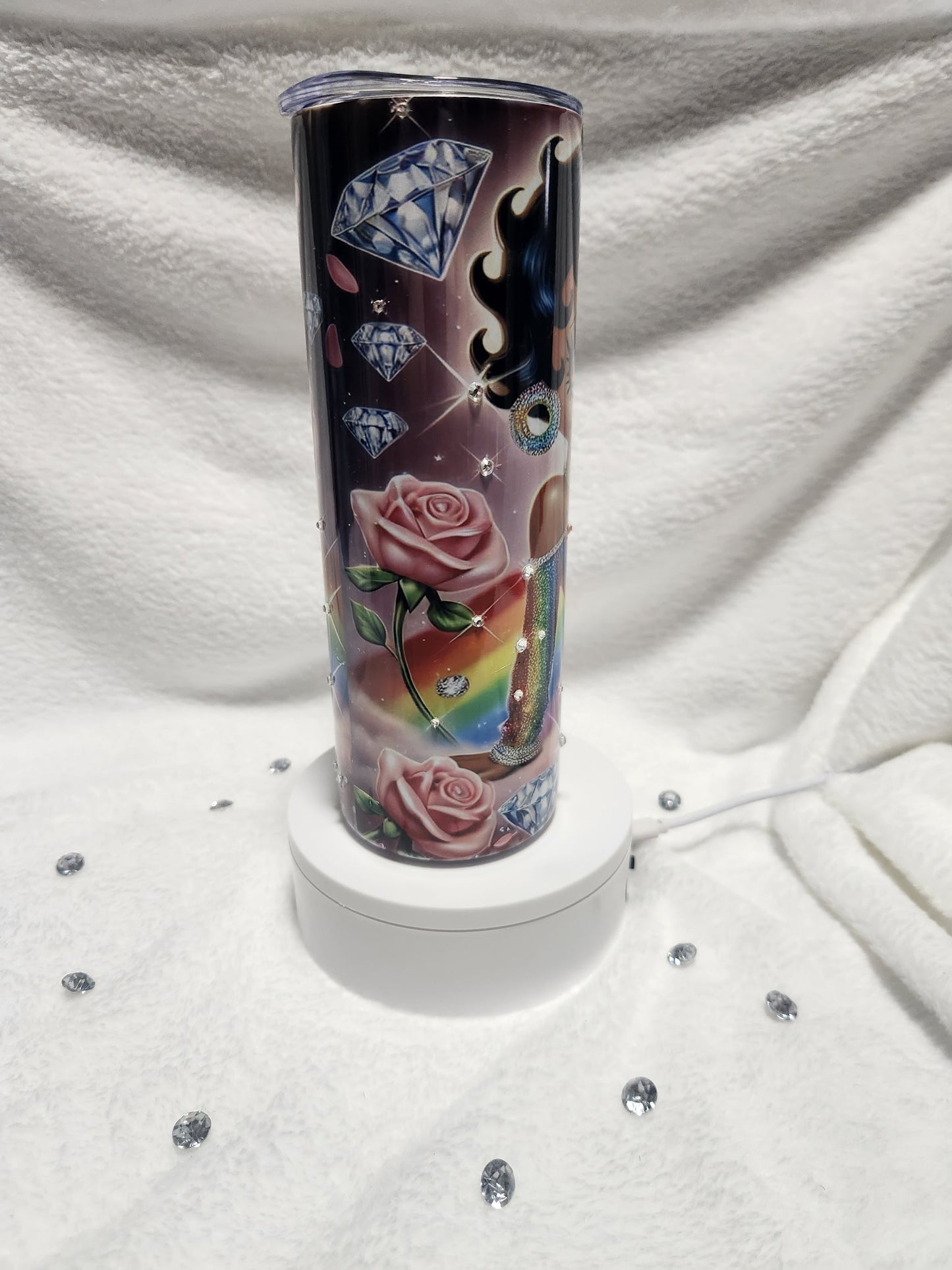 Betty Boop with Rhinestones Unbranded 20 oz Tumbler