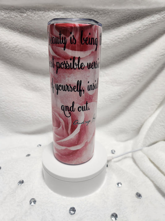 Audrey Hepburn Quote 20 oz Tumbler Unbranded