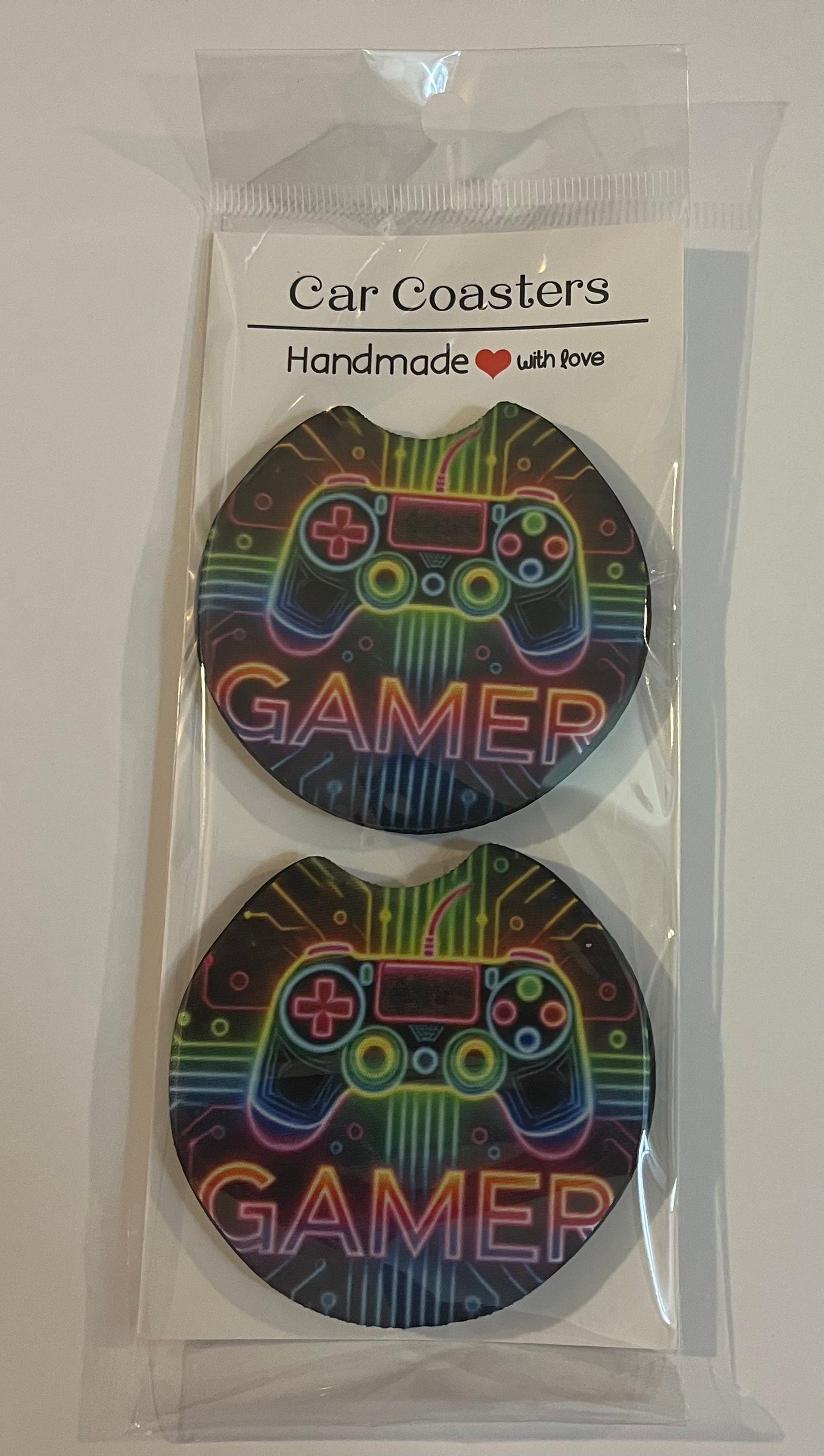 Play Station Gamer Car Coasters