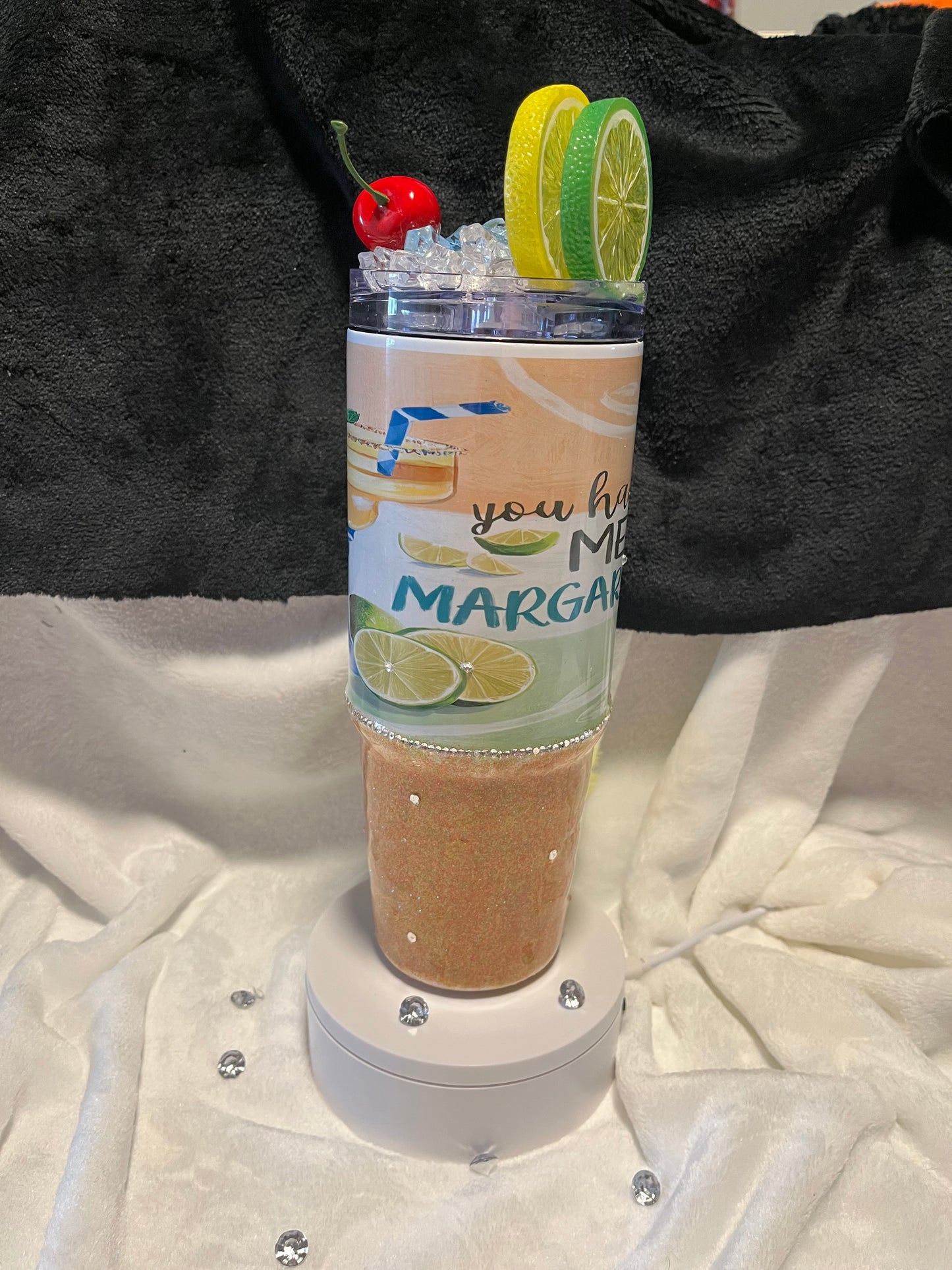 You Had Me at Margaritas Custom 30 oz Tumbler with Handle