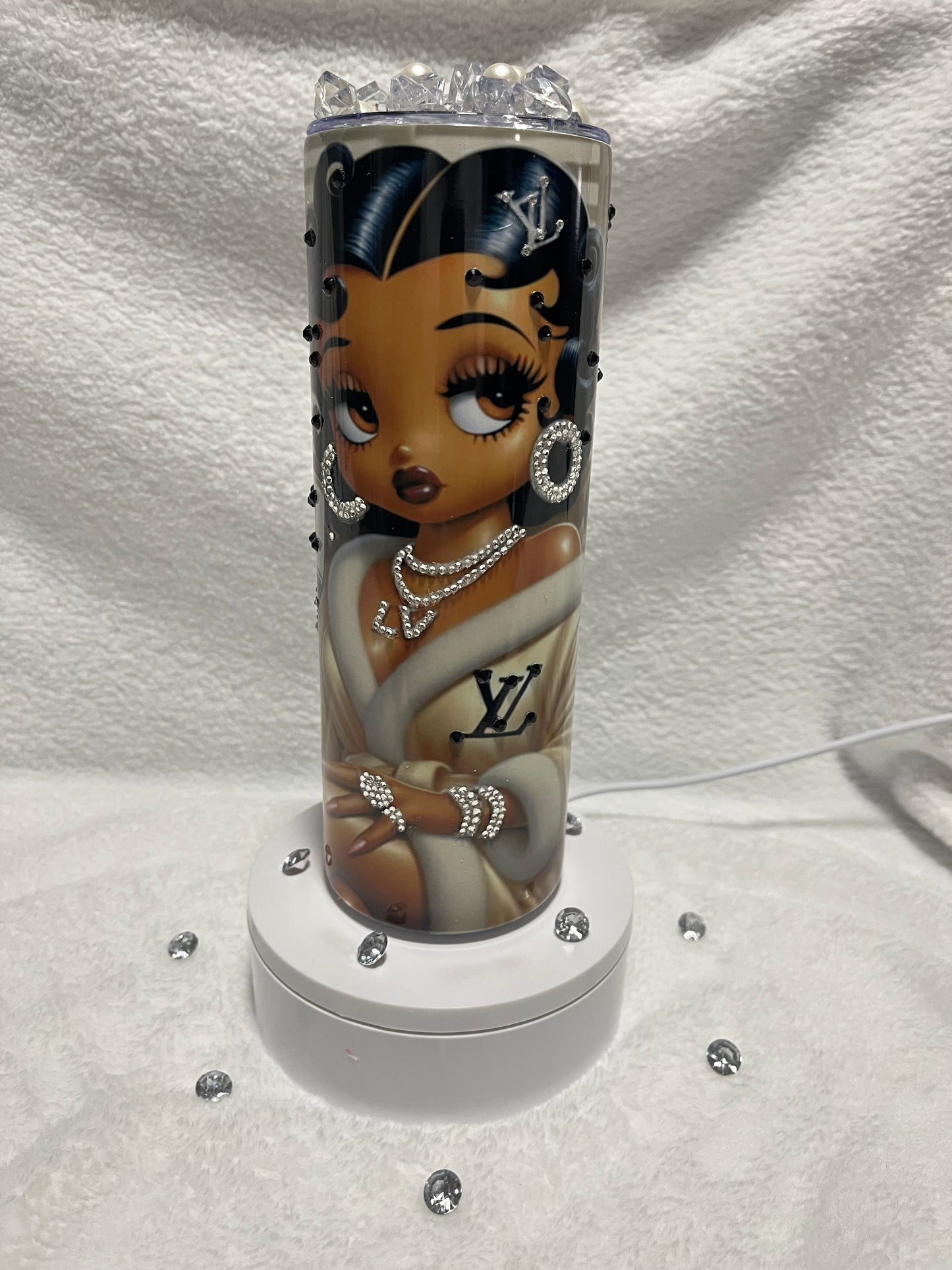 Betty Boop and Designer Bag 20 oz Tumbler