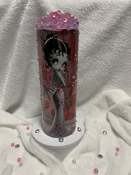 Betty Boop and Japanese Cherry Blossom 20 oz Tumbler
